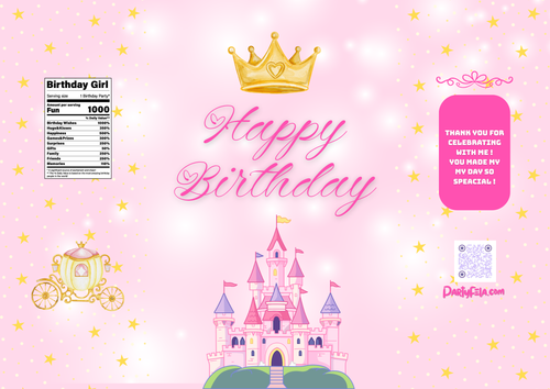 Princess Castle Chip Bag