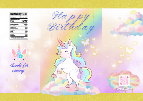 Enchanted Unicorn Chip Bag