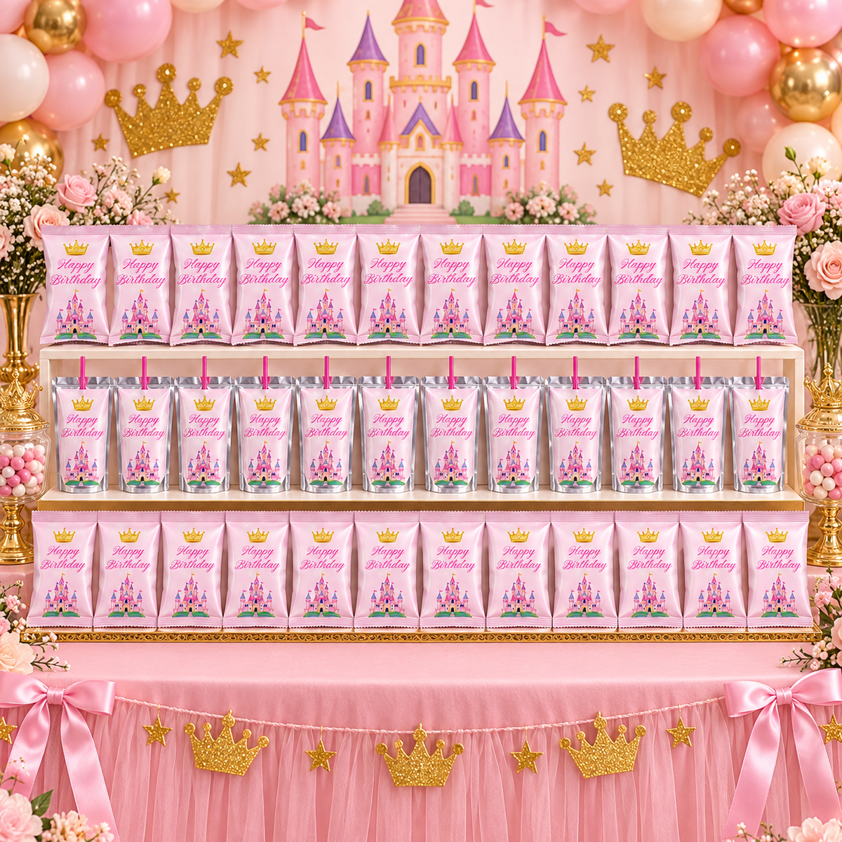 Fully assembled party favors