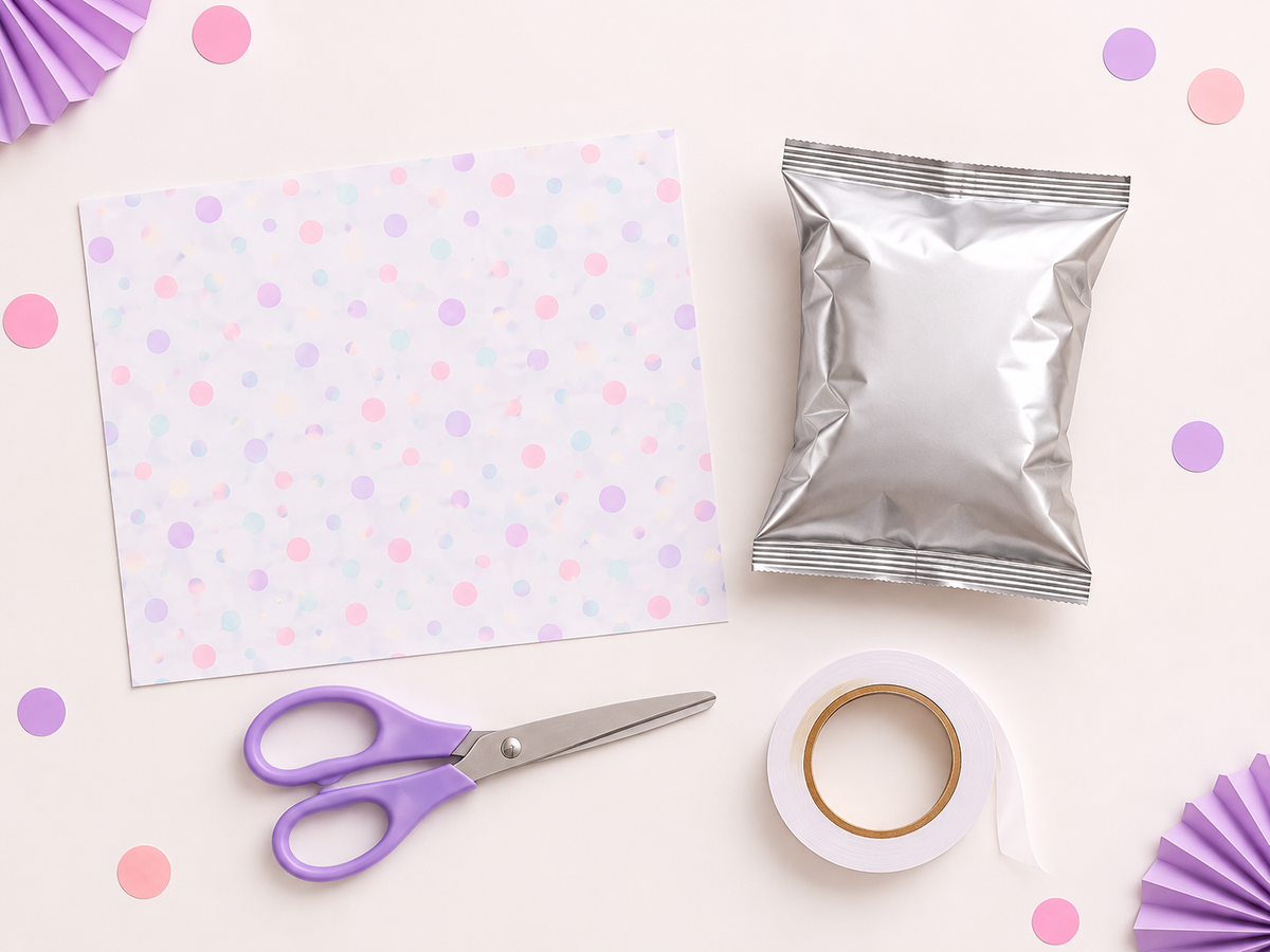 DIY wrapper step illustration